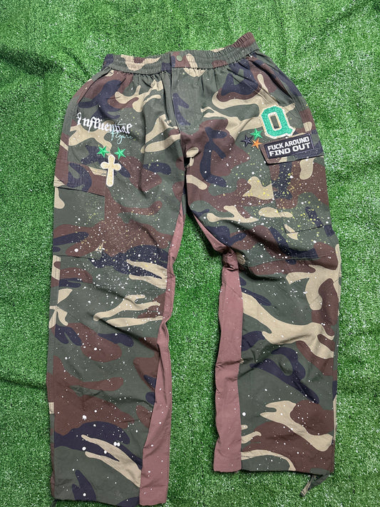 QUINTINMADE “FAFO” Camo Pants